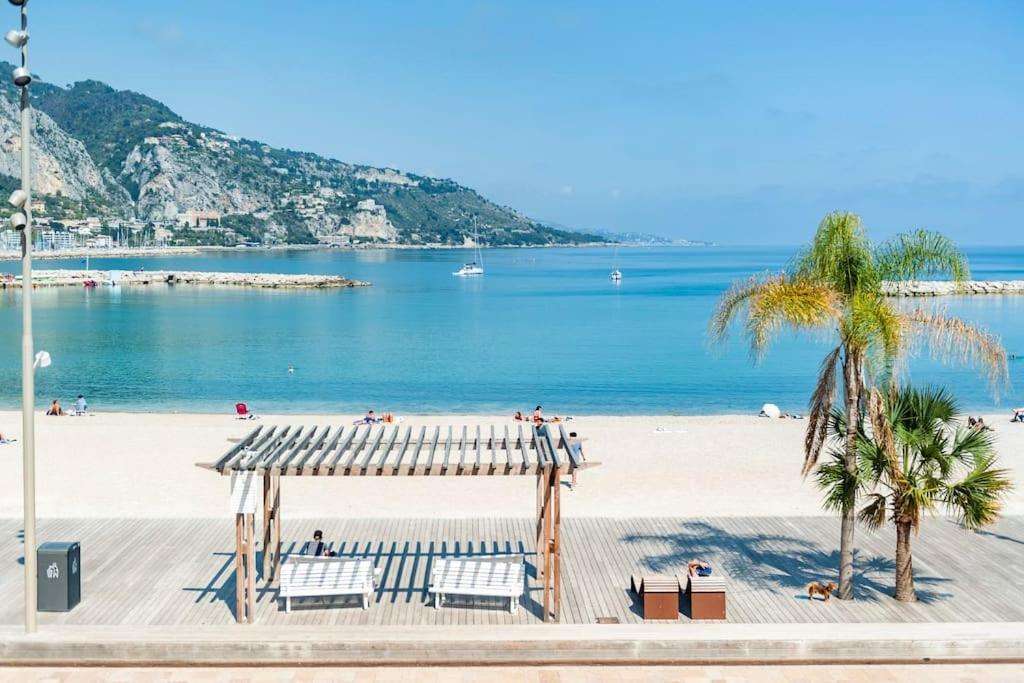 Superbe Studio Avec Terrasse En Front De Mer Menton Ngoại thất bức ảnh